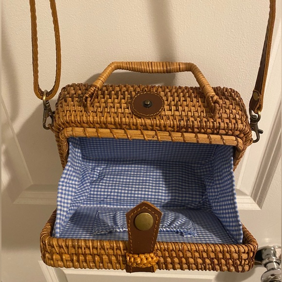 Brown woven bag - Picture 2 of 2